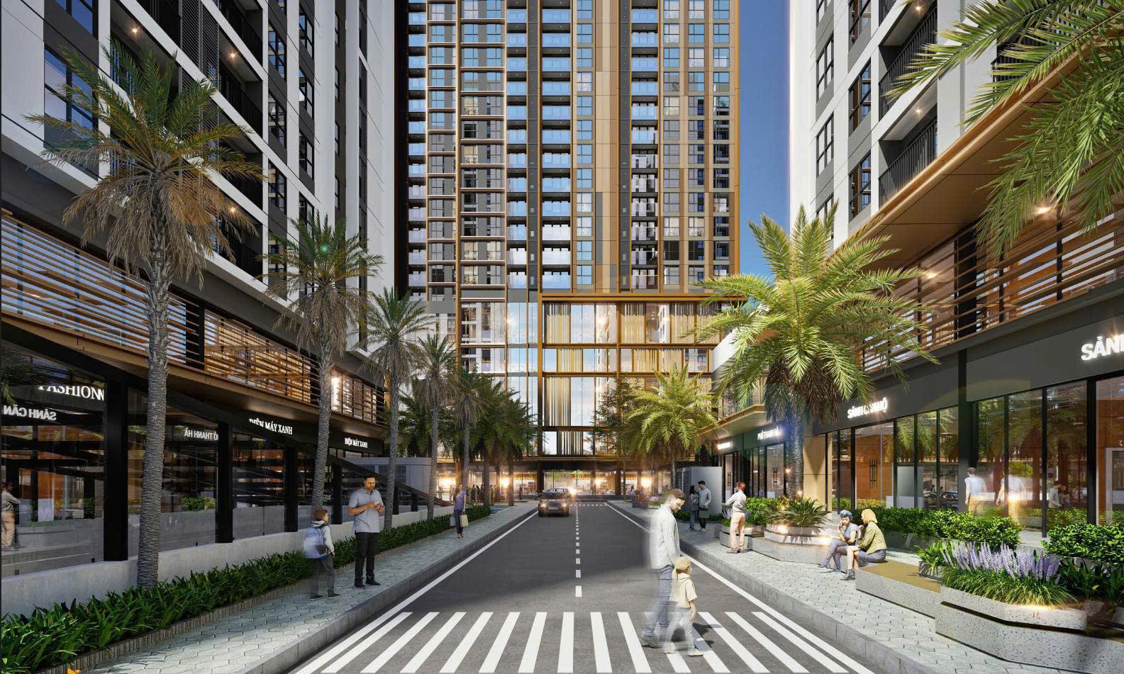 Tiện ích dự án Metro Tower An Khánh đường nội khu
